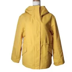 ユニクロ　マウンテンパーカーレディース　黄色フード付きアウターレディースM