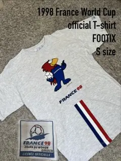 新品未使用 90's フランスW杯 半袖Tシャツ フリーサイズ Lサイズ相当