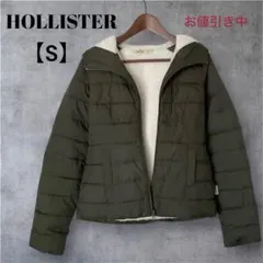HOLLISTER ホリスター ボアジャケット カーキ レディースS フード付き