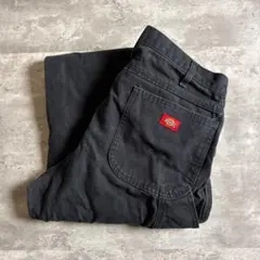 Dickies ダックペインターパンツ 36×32 ブラック 1939RBK