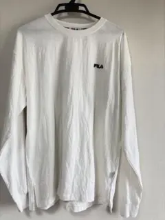 美品　GRL グレイルFILA ホワイト 長袖Tシャツ ロゴTシャツ