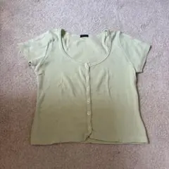 BRANDY MELVILLE 半袖リブTシャツ ライトグリーンのサムネイル