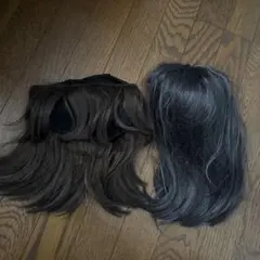 ボブスタイルウィッグ ダークブラウン ブラック