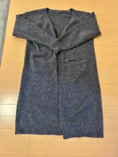 グレーのロングカーディガン Lサイズ