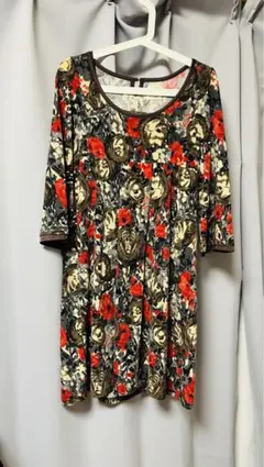 Bou Jeloud 花柄チュニック 五分丈