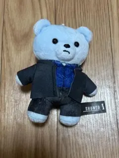 BE:FIRST SHUNTO ぬいぐるみ くま 青 ブルー 新品】BE:FIRST SHUNTO シュントくま ぬいぐるみ 青 ブルー - メルカリ