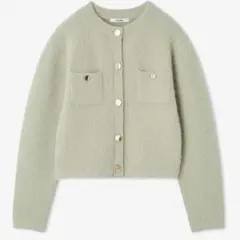 SNIDEL スナイデル フォックスファーニットジャケット SWNJ244041