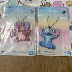 1番くじ　リロ&スティッチ　のんびりサマー　H賞　ラバーチャームコレクション