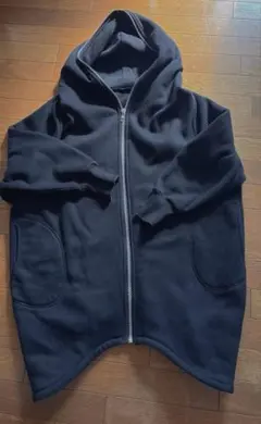 裏起毛ロングパーカー