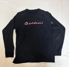 phiten バレーボール 長袖シャツ ブラック