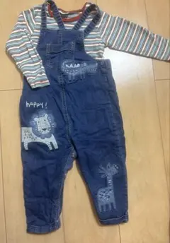 NEXT デニムオーバーオール 12-18ヶ月　セット