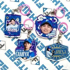 北海道日本ハムファイターズ アクリルピンバッジ3個セット【田宮裕涼】 北海道日本ハムファイターズ アクリルピンバッジ3個セット【田宮裕涼