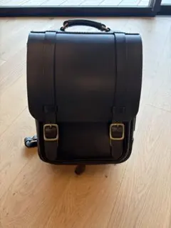 ヘルツ HERZ 縦型ランドセル ブラック　本革 A4対応 美品 レザーのサムネイル