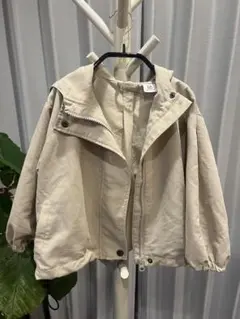 devirock 2wayバルーンジャケット ベージュ 100cm