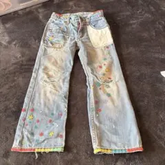 boohomes 刺繍 デニムパンツ キッズのサムネイル