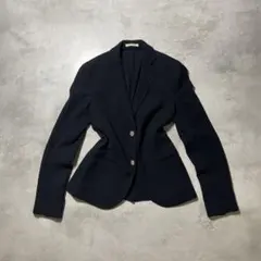美品✨ラルディーニ ニットジャケット 38 コットン ブートニエール 花