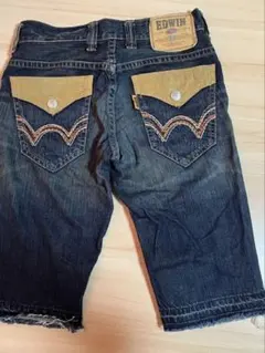 再sale! EDWIN XVフラップ ジップ クロップドパンツ 28インチのサムネイル