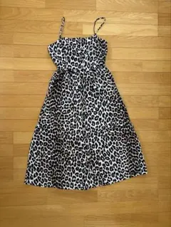 【H&M】ヒョウ柄キャミロングワンピース