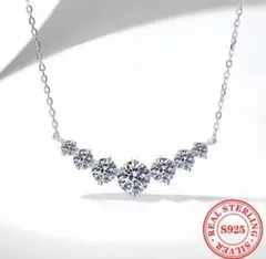 S925 ジルコニア ネックレス レディース シルバー 韓国