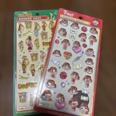 じゃがりこ ペコちゃん BONBON DROP シール 2枚セット