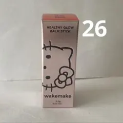 【新品未開封】WAKEMAKE ハローキティ ヘルシーグロウバームスティック26のサムネイル