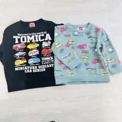 トミカ TOMICA トレーナー 90 100 保育園 長袖 まとめ売り