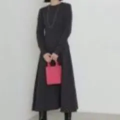 NATURAL BEAUTY BASIC 2WAYリブカットソーワンピース