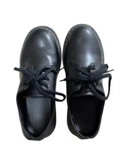 【値下げ】シューズ ローファー レースアップ BLACK 39/24.5
