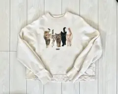 FURFUR ファーファー　猫　トレーナー　スウェットのサムネイル