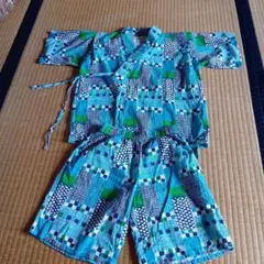 Love's Peace & Money 甚平 青・緑・白120〜130