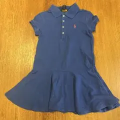 Polo Ralph Lauren 半袖ワンピース 青　4T