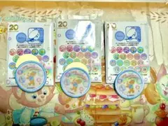 ダッフィー&フレンズ　20周年　カラフルハピネス　ワッペン