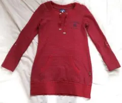 バーバリーブルーレーベル ボーダーチュニックトレーナー ワンピース M