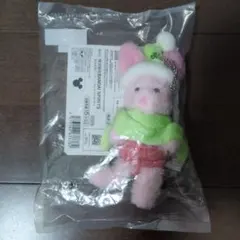 くまのプーさん　一番くじ　D賞　ピグレット あったかぬいぐるみマスコット