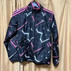 レディース　アディダス　帽子付き　ジャンパー Sサイズ