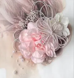 愛らしい髪飾り 結婚式 卒業式 成人式 ウエディング 和装髪飾り