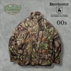 【希少 00s】Deerhunter リアルツリー柄 ハンティングジャケット