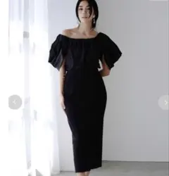 FRAY I.D (フレイ アイディー) パフブラウスコンビニットワンピース