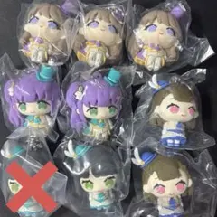 ラブライブ 映画 蓮ノ空 ラバーフィギュア キーホルダー 8個