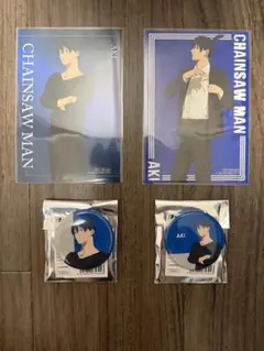 체인소맨 早川アキ ポストカード 缶バッジ 4個セット