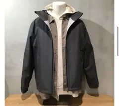 無印良品 防水テープ使い 透湿撥水 フードジャケットMUJI レインウェア超美品