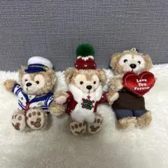 ダッフィー　フレンズ　ディズニーぬいぐるみ　キーホルダー　セット