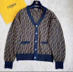 FENDI ズッカ柄カーディガン