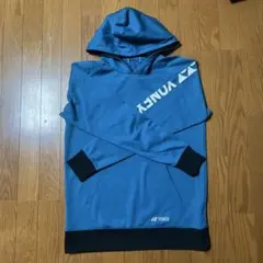 YONEX フード付き スポーツウェア 青