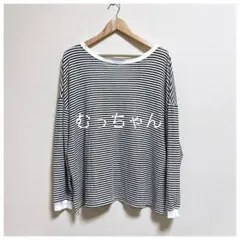 CHIGNONシニヨンボリュームスリーブブラウス デニムインディゴブルー 
