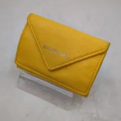 バレンシアガ 391446 ペーパーミニウォレット レザー 三つ折り財布