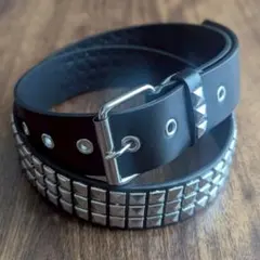 ◆V211 ウエスタン ベルト y2k ピラミッド グランジ スタッズ 古着 1