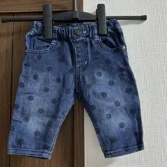 JUNKSTORE ベビー ドット柄 デニム パンツ 80cm