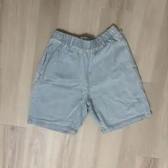 ライトブルー ハーフパンツ ゴムウエストのサムネイル