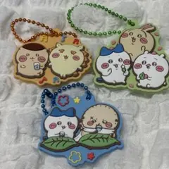 ハチワレ ラッコ ぷっくりラバーマスコット